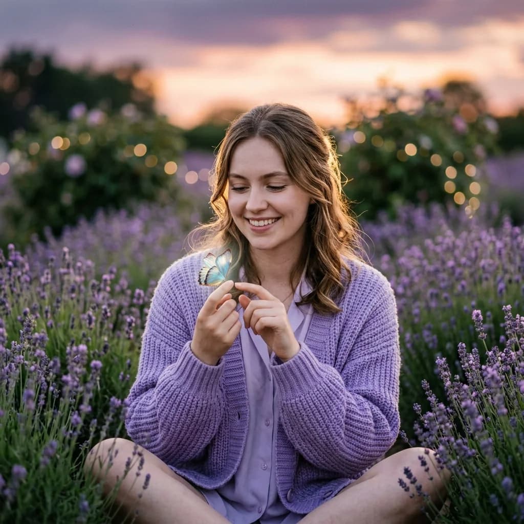 Lavender Butterfly Garden DP - Cute Instagram DP with lavender garden and butterfly aesthetic Lavender Butterfly Garden DP - Cute Instagram DP with lavender garden and butterfly aesthetic | BiosStyle HD Instagram DP