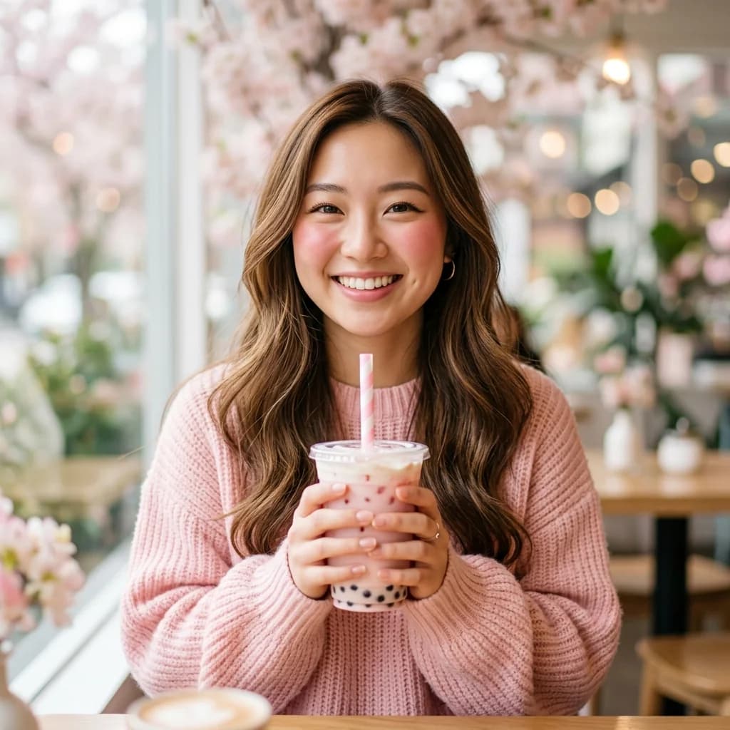 Pastel Strawberry Boba DP - Instagram cute DP with pastel strawberry boba sweet aesthetic portrait Pastel Strawberry Boba DP - Instagram cute DP with pastel strawberry boba sweet aesthetic portrait | BiosStyle HD Instagram DP