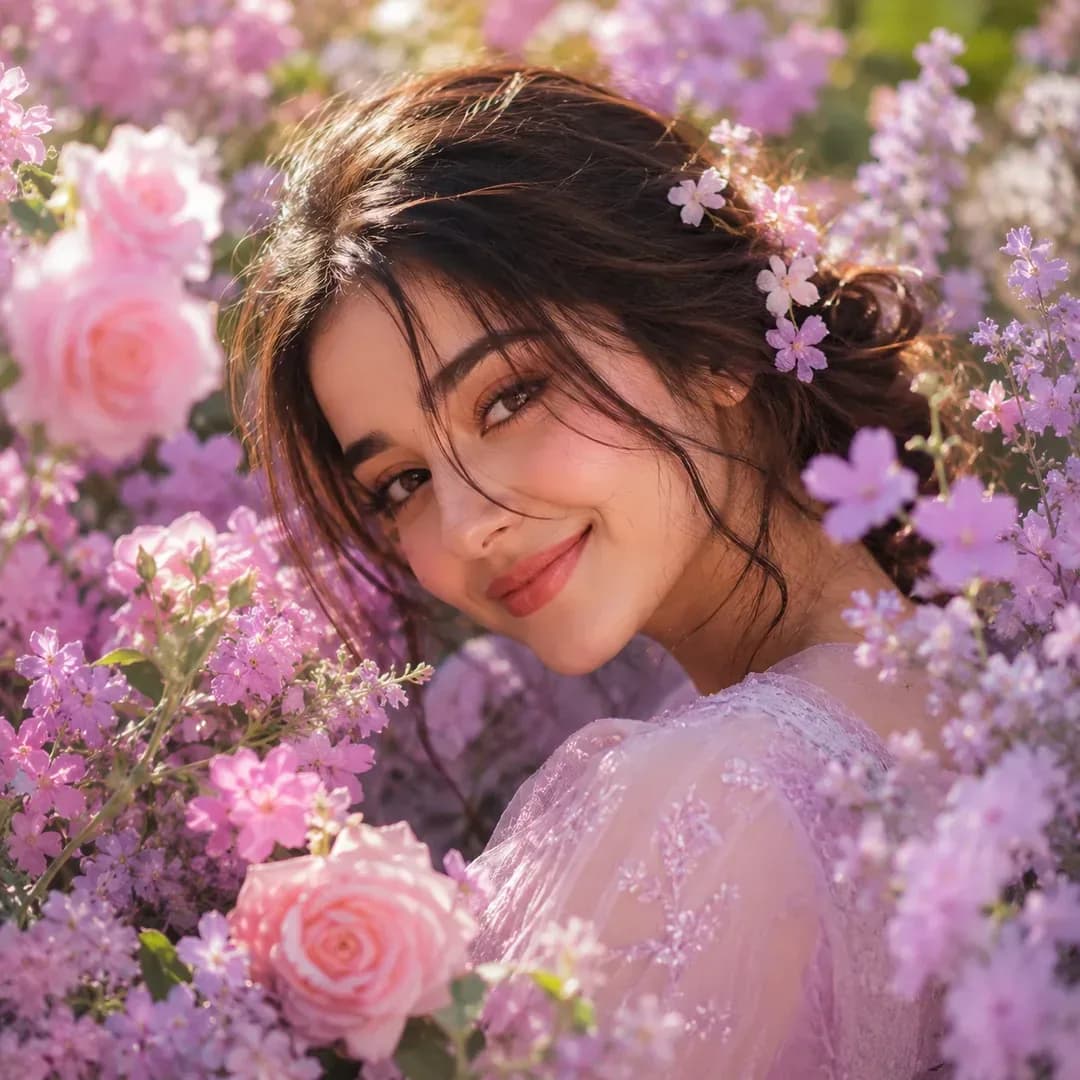 Bloom Beauty - Cute floral Instagram DP for girl aesthetic Bloom Beauty - Cute floral Instagram DP for girl aesthetic | BiosStyle HD Instagram DP