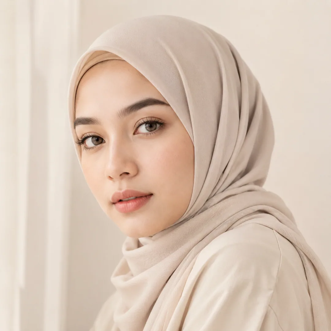 Minimal Beige Hijab DP - elegant instagram hijab dp with minimalist beige aesthetic Minimal Beige Hijab DP - elegant instagram hijab dp with minimalist beige aesthetic | BiosStyle HD Instagram DP