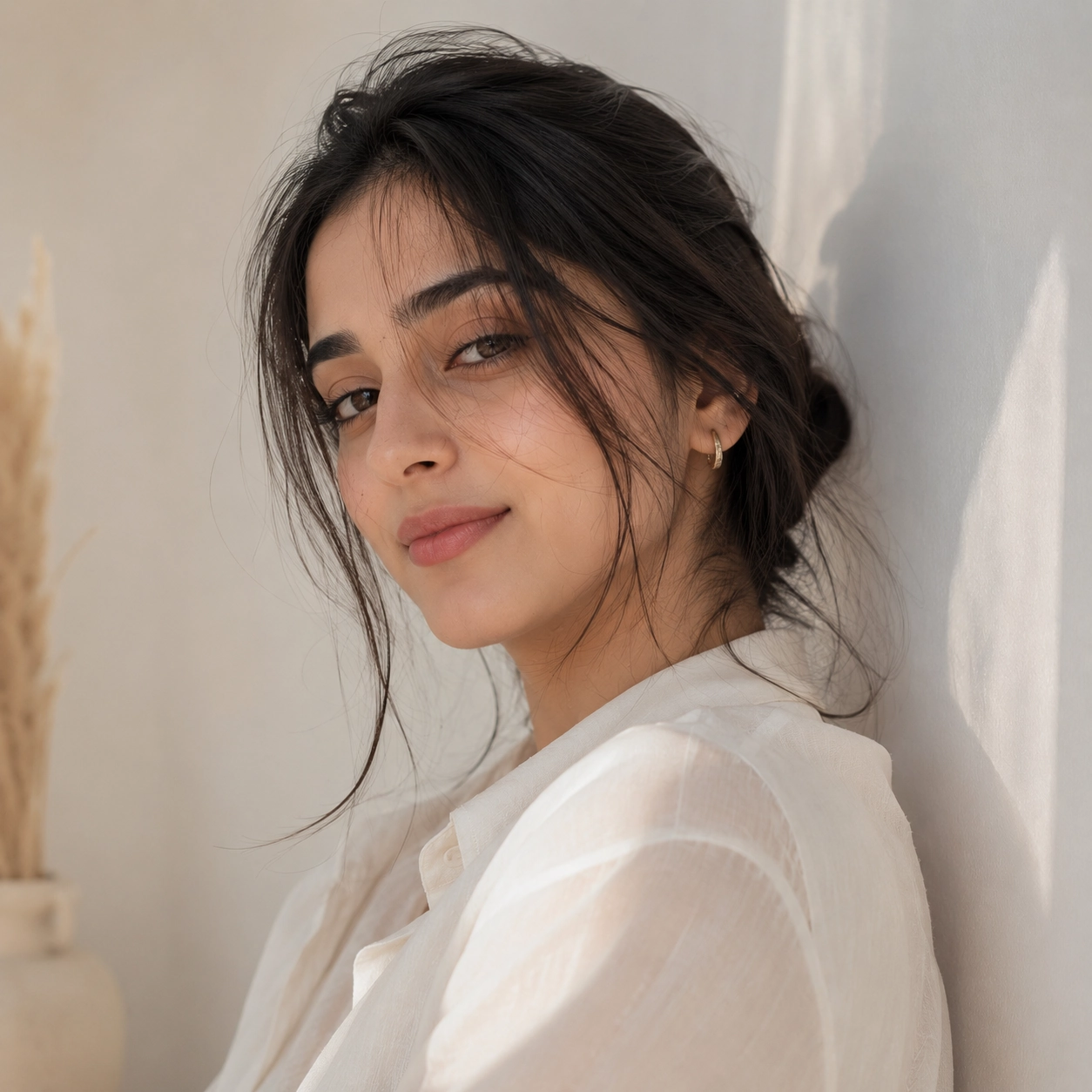 Minimal Chic - Minimalist Instagram DP for girl portrait